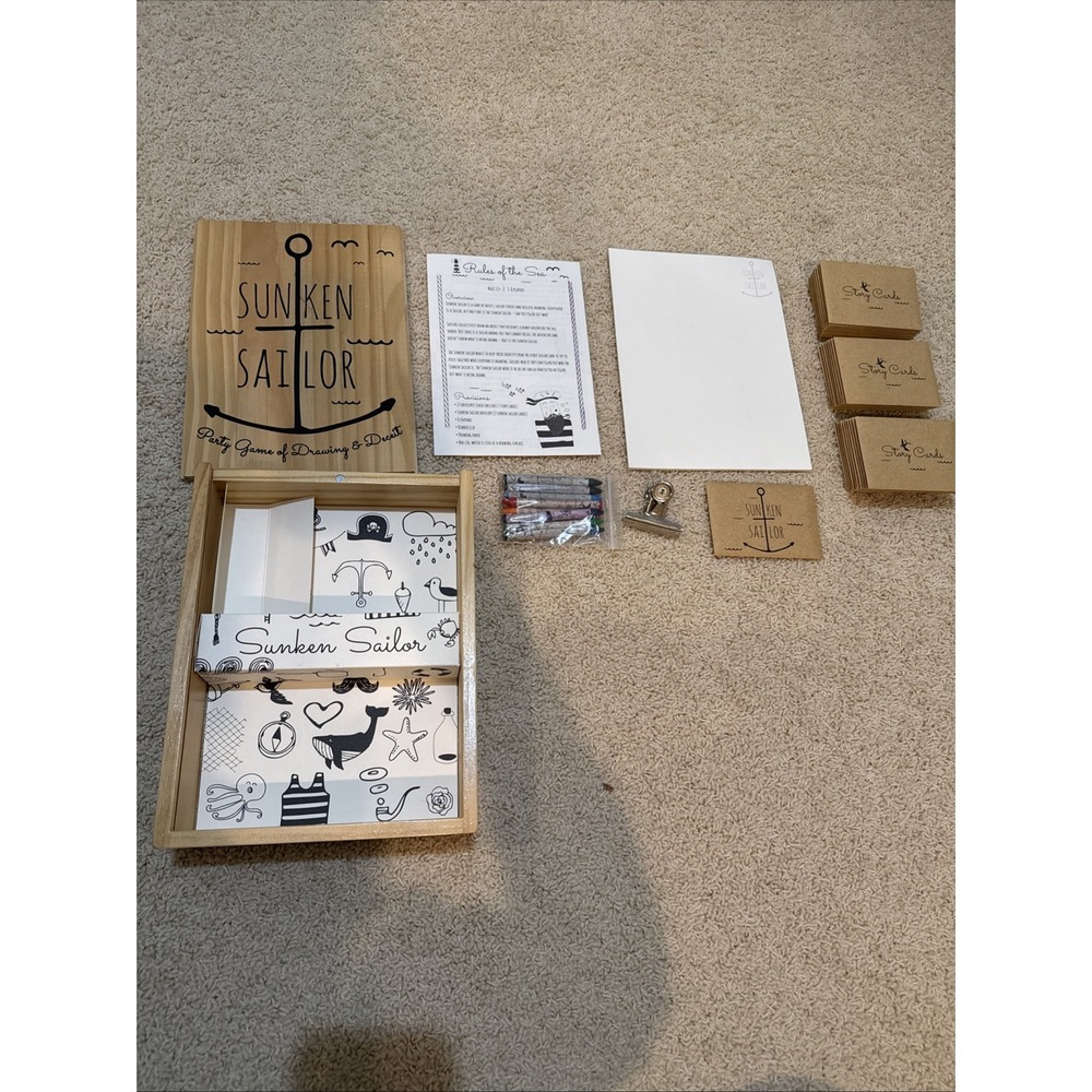 SUNKEN SAILOR Party‎ Game of Drawing & Deceit - Picture 2 of 4